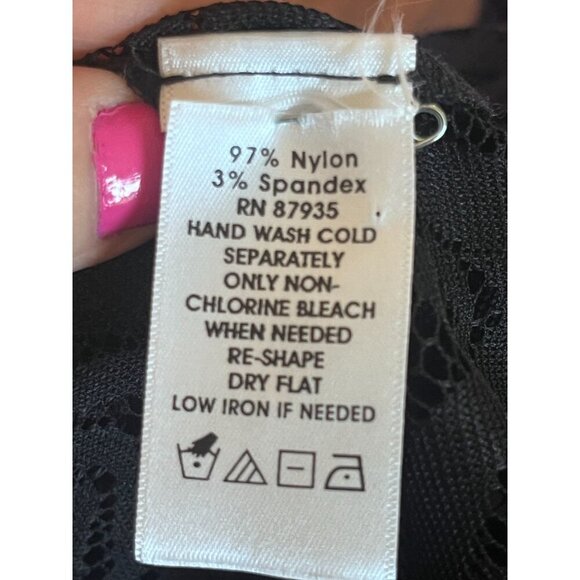 Meryl Diamond Sheer Animal Print Cardigan M Black Mesh Chic Neutral Retro 80s - Picture 7 of 9